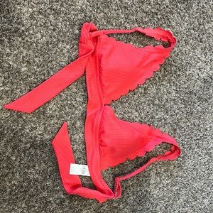 Aerie Coral Red Swim Too New with Tags large